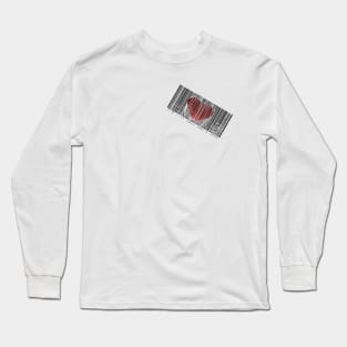 barcode hearth Long Sleeve T-Shirt